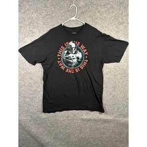 Star Wars The Mandalorian‎ This Is The Way T Shirt XLT Mens Black